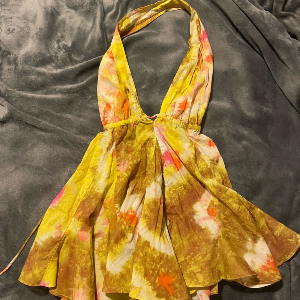 ZARA Summer Halter Flare Dress